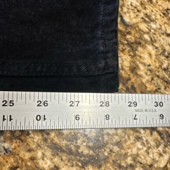 Vintage Levi’s Relaxed Fit Tapered Leg Black Denim Jeans 10S Made in the USA - Picture 7 of 7